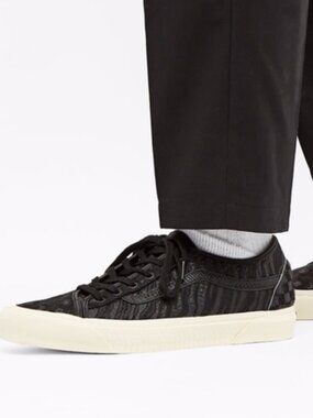 Vans x Billy’s Bess Ni Sneakers Limited Edition Leather Black Animal Size 6 NEW